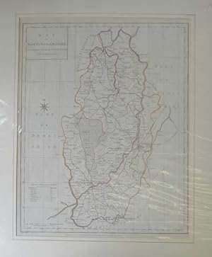 Harrison Map of Nottinghamshire Engraved from Survey