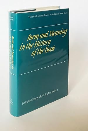 Form and Meaning in the History of the Book