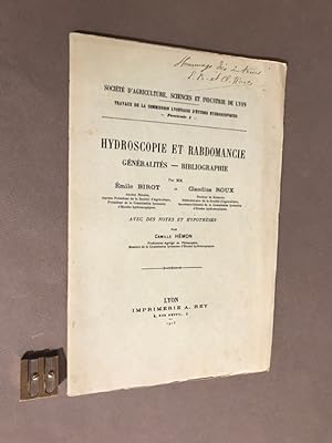 Hydroscopie et rabdomancie. Généralités. Bibliographie. Avec notes et hypothèses par Camille Hémon.