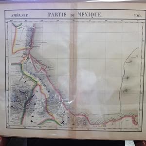 Atlas Universel De Geographie, Physique, Politique Et Mineralogique North America - Map of Southe...
