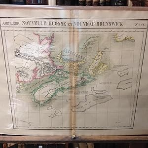Atlas Universel De Geographie, Physique, Politique Et Mineralogique North America - Map of Nova S...