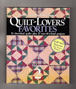 Better Homes & Gardens Quilt-Lovers' Favorites - Volume 2. First Edition, First Printing.