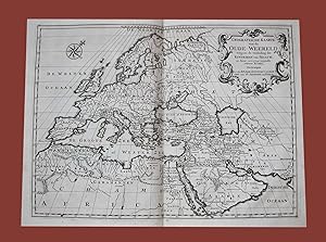 Europa carta geografica Era di Noè Dictionnaire historique, critique, chronologique, géographique...