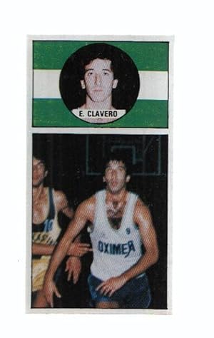 Cromo: Baloncesto 1986-1987: numero 132: Eduardo Clavero del Oximesa