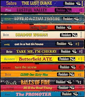 Pendulum Books: Exotic Special series (13 vintage adult paperbacks)