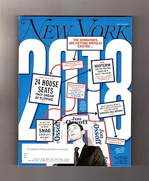 New York Magazine - April 3 - 16, 2017. Jon Ossoff Cover. Trump-Hate Weather Vane; Up-for-Grabs M...