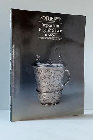 Important English Silver.