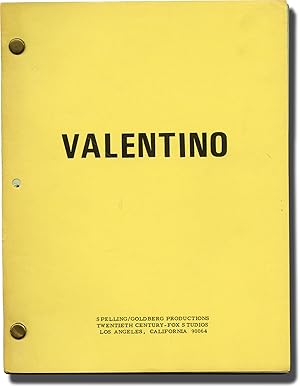 The Legend of Valentino [Valentino] (Original teleplay script for the 1975 television movie)