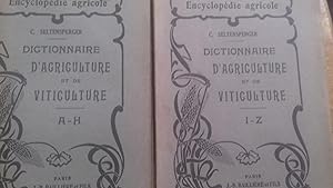 Dictionnaire d'agriculture et de viticulture.