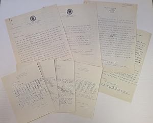Archive of Eight Typed Letters Signed