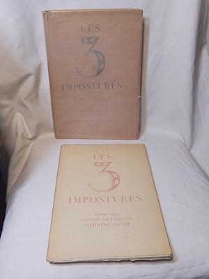 Les Trois Impostures and Suite des Gravures sur Cuive par Hermine David (two item set)