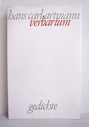 Verbarium - Gedichte - Mit einem Nachwort von Peter Bichsel - Walter Verlag - EA