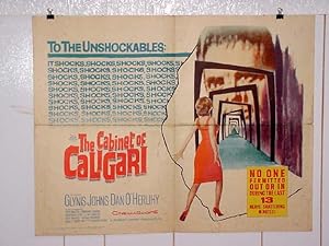 CABINET OF CALIGARI-1962-COOL-HALF SHEET VG