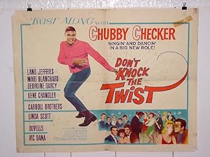 DON'T KNOCK THE TWIST-1962-CHECKER-HALF SHEET VG