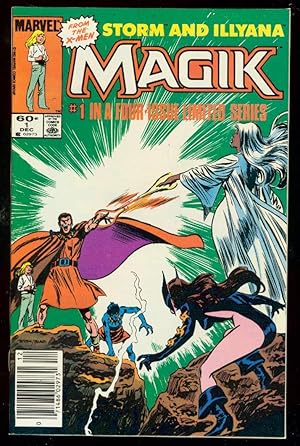 MAGIK #1 '83-STORM & ILLYANA-XMEN-MARVEL COMIC NEWSTAND VF/NM