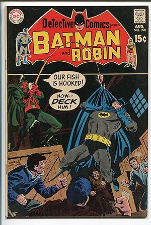 DETECTIVE #390 1969-DC-HORROR COVER-BATMAN-vf