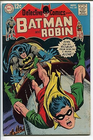 DETECTIVE #381 1968-DC-STRANGE COVER-BATMAN-fn/vf