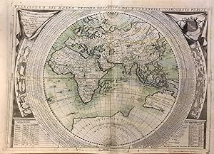Planisfero Del Mondo Vecchio; C.1691 Coronelli Map of the Eastern Hemisphere