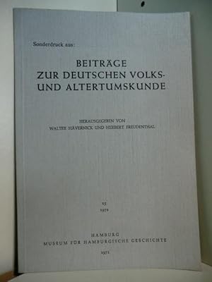 Ein norddeutsches Baldachin-Bett um 1630 im historischen Museum zu Bergen / Norwegen. Sonderdruck...