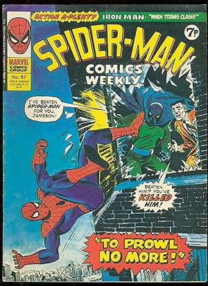SPIDER-MAN COMICS WEEKLY #97 1974-BRITISH REPRINTS VG