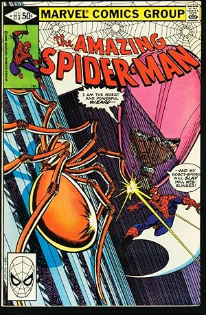 AMAZING SPIDER-MAN #213-1981-MARVEL-fine FN