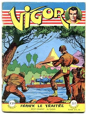 VIGORO #26 1958-BELGIAN COMIC-WAR - ADVENTURE - THRILLS VG