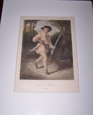Morgan's Rifleman - South [ Hand-colored engraving ]