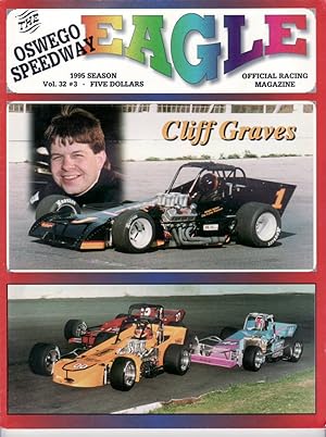 OSWEGO SPEEDWAY SUPERMODIFIED RACE PGM 1995 GRAVES #1 FN