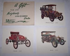 A GIFT FROM YOUR NEIGHBORLY CITIES SERVICE DEALER Three handsome color prints of early American A...