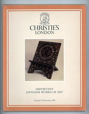 Important Japanese Works of Art