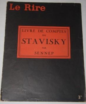 Livre de Comptes de Stavisky Le Rire. Journal Humoristique. No 792. 7 Avril 1934