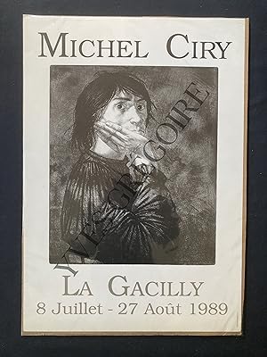 MICHEL CIRY-AFFICHE-LA GACILLY-8 JUILLET-27 AOUT 1989