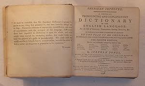 A GENERAL PRONOUNCING AND EXPLANATORY DICTIONARY OF THE ENGLISH LANGUAGE: For the Use of Schools,...