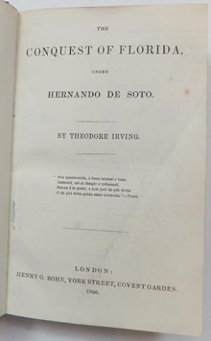 The Conquest of Florida, under Hernando De Soto.