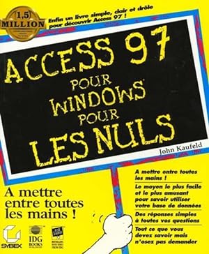 Access 97 pour Windows pour les nuls