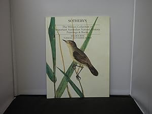 Sotheby's, Melbourne - The Willcox Collection of Important Australian Natural History Paintings a...