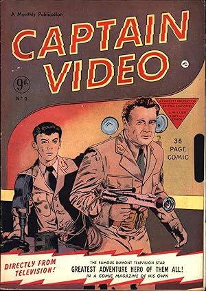 Captain Video No. 1 / . . . and the Secret of Sun City / A Monthly Publication / 36 Page Comic / ...