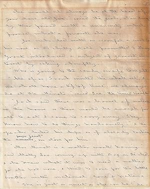 AUTOGRAPH MANUSCRIPT (AM): Two Pages from JACK AND JILL: A VILLAGE STORY