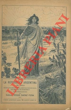 La Repubblica Argentina in 1911. Carta geografica della Repubblica Argentina.