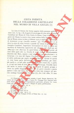 Cista inedita della Collezione Castellani nel Museo di Villa Giulia.