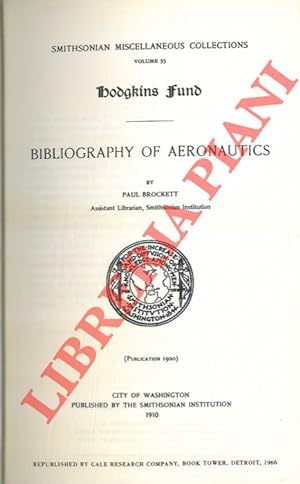 Bibliography of aeronautics.