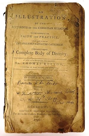An Illustration of the Doctrines of the Christian Religion. Vol. I only
