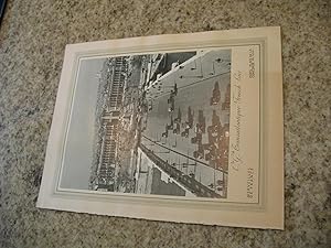 Reproduced Photograph "Place De La Concorde" By Roger Schall, Mounted In Brochure (?) For Compagn...
