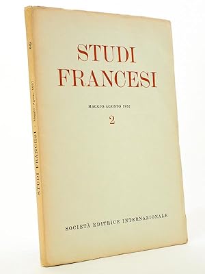 Studiti Francesi (rivista quadrimestrale dedicata alla cultura e civilta letteraria della Francia...