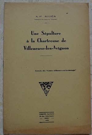 Une sépulture à la Chartreuse de Villeneuve-les-Avignon.