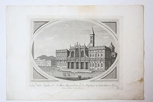 [Antique print, etching and engraving, Rome] Veduta della Basilica di S. Maria Maggiore; From:'Nu...