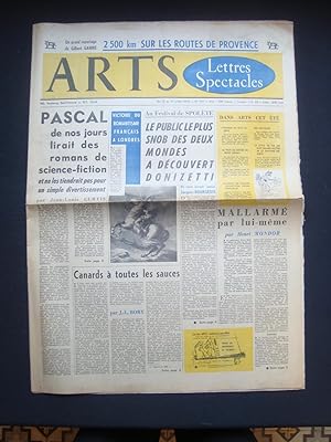 Arts - Lettres spectacles - N°731 du 15 au 21 juillet 1959 -