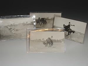 4 real Photograph Postcards of 1914 Miles City Round Up By Marcell