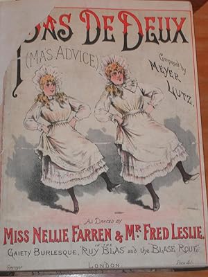 Sheet Music Album Containing 20 Sections, Some with Colour Illustrated Covers. Circa 1870-1910.