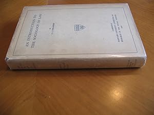 An Introduction To The Sociology Of Law (First Edition 1939)